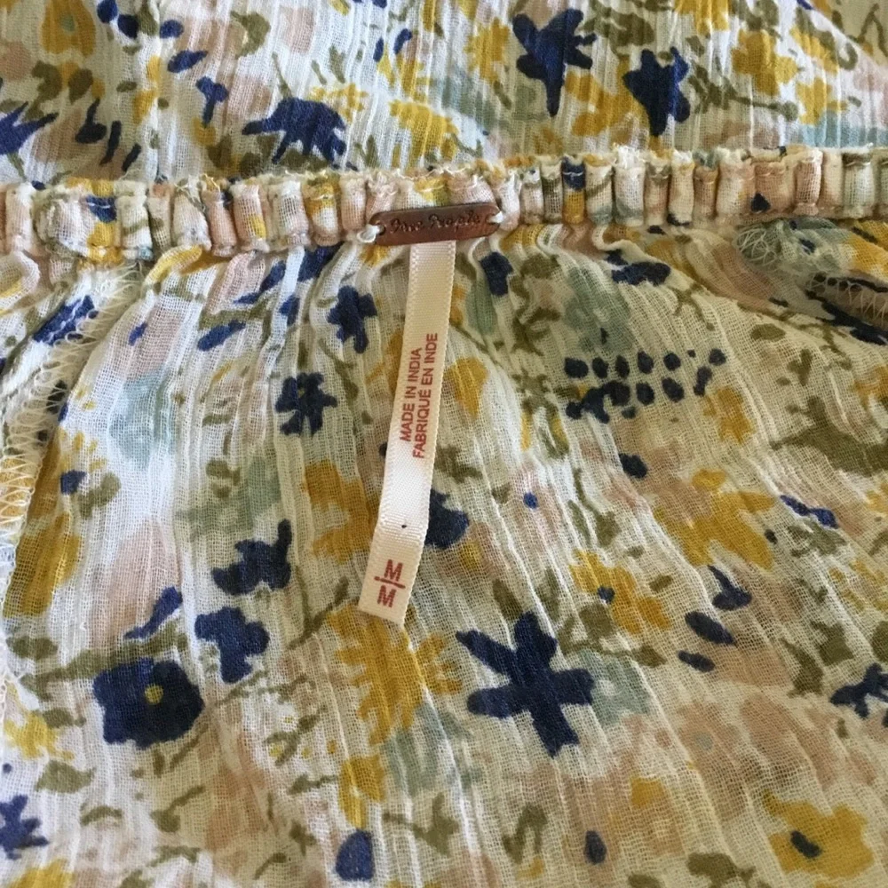 Free People Gardenia Floral Tunic Top - Picture 9 of 11